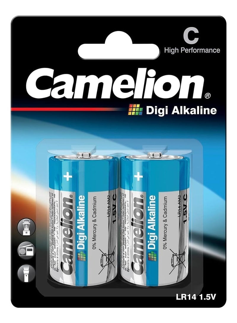 Camelion Camelion LR 14 C Baby Digi Alkaline Battery (Pack of 2) 48 Packs - Image 2