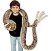 MaoGoLan 97 inch Giant Rattlesnake Plush Long Stuffed Snake Toy Realistic Python Stuffy for Kids Prank Props Christmas Birthday Easter Valentines Day Brown - Image 2