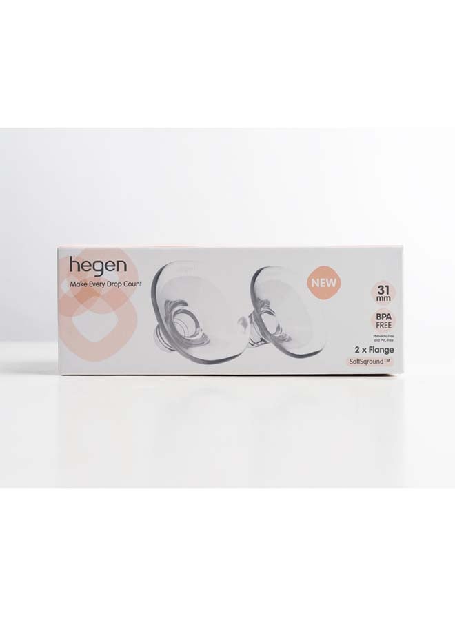 هيجين قطعتان بيبي سوفت سكوير راوند 31 ملم - Image 3