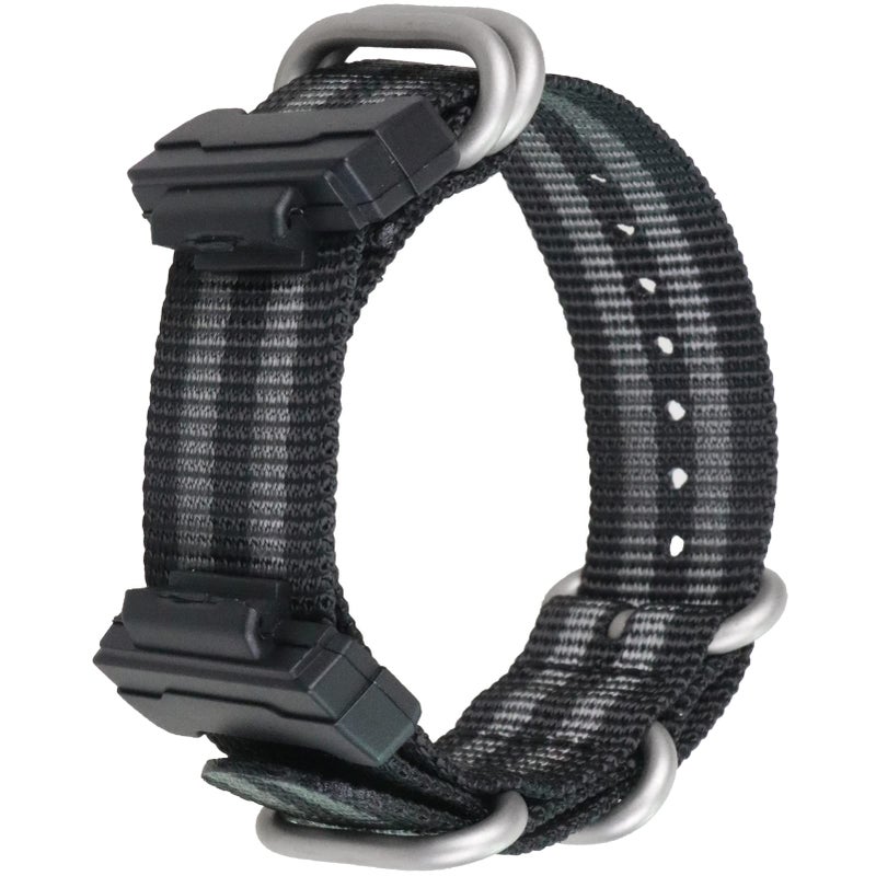 Lijinlan Military Ballistic Nylon Strap Replacement G-Shock Watch Bands Compatible with Casio G-Shock Watch Model GW100/GA100/GA400/GD120/ DW-D5500 /DW5600E/ DW6900/DW-9052/GWM5610/GW9400 (Grey) - Image 3