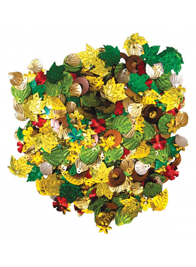 Creativity Street Sequins and Spangles Extra Large Bag - 1 lb - Assorted Colors and Styles - Image 2