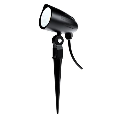 Nortek Shanaya 12W Warm White LED Garden Spike Light for Garden | Waterproof Outdoor Light | Aluminium Body (Pack of 1) - Image 1