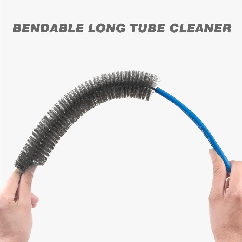 MBJRFU Drain Cleaning Brush Setï¼ŒFlexible Long Pipe Snake Hair Clogs Catcher Cleaner Tool for Toiletï¼ŒSewer Drainï¼ŒPipe Brushï¼ŒDrain Cleaner Brushï¼ŒSink Drain Brush - Image 4