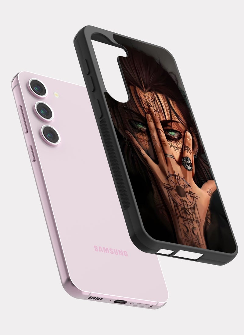 PXLAAT Samsung Galaxy S23 case cover Attack On Titan Eren Yeager - Image 2
