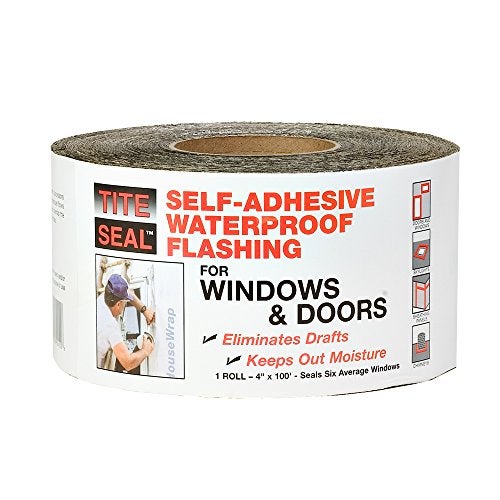 Cofair TS4100 Tite Seal Original Window Tape 4" x 100', 1, Wood - Image 1