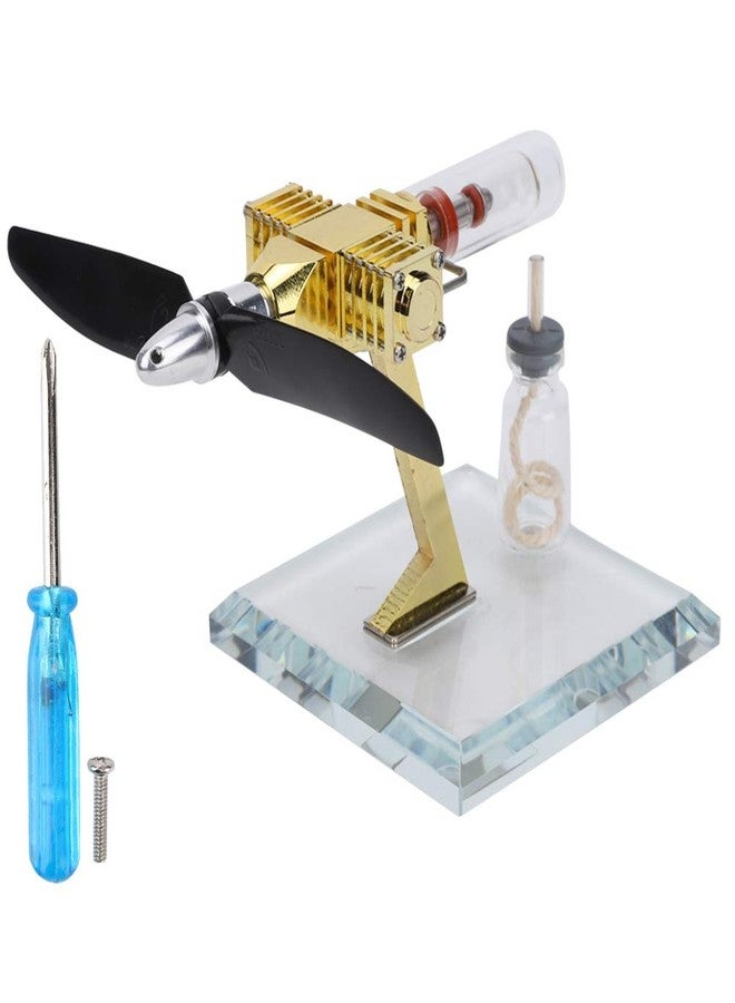 Mrisata Stirling Engine Aircraft Hot Air Stirling Engine Model Aircraft Propeller Science Experiment Teaching Physics - Image 1