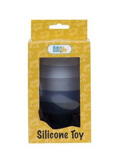 Babies Basic Silicone Stacking Toy For Babies/Kids, Rocket Shape, Bpa Free 100% Safe - Rocket  - Image 5