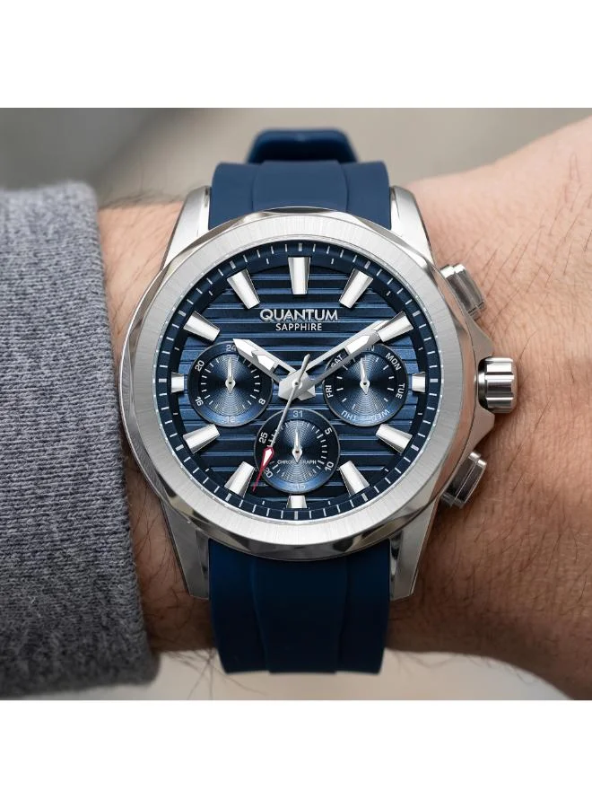 Quantum  Men's Silicone Analog Watch HNG1281.399 - 44 mm for Men | Best Price UAE