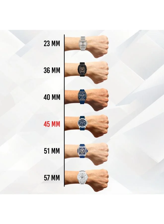 Quantum  Men's Silicone Analog Watch HNG1281.399 - 44 mm for Men | Best Price UAE