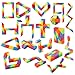 Yeetec Fidget Snake Cube Kids Party Favors Rainbow Twist Puzzle Toy for Christmas Stocking Stuffers Party Bag Fillers and Supplies School Prize Toys and Gifts 12 - Image 2