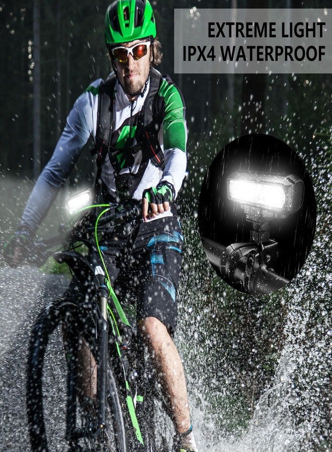 UPPEL Super Bright 360 rotatable Bike Headlight Front Lights for Night Riding High Lumens USB Rechargeable Bicycle Lights - Image 4