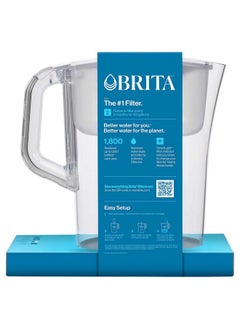 BRITA Brita Large 10 Cup Water Filter Pitcher with Smart Light Filter Reminder and 2 Standard Filtes, Made Without BPA, White (Packaging May Vary) (1512822)  - Image 3