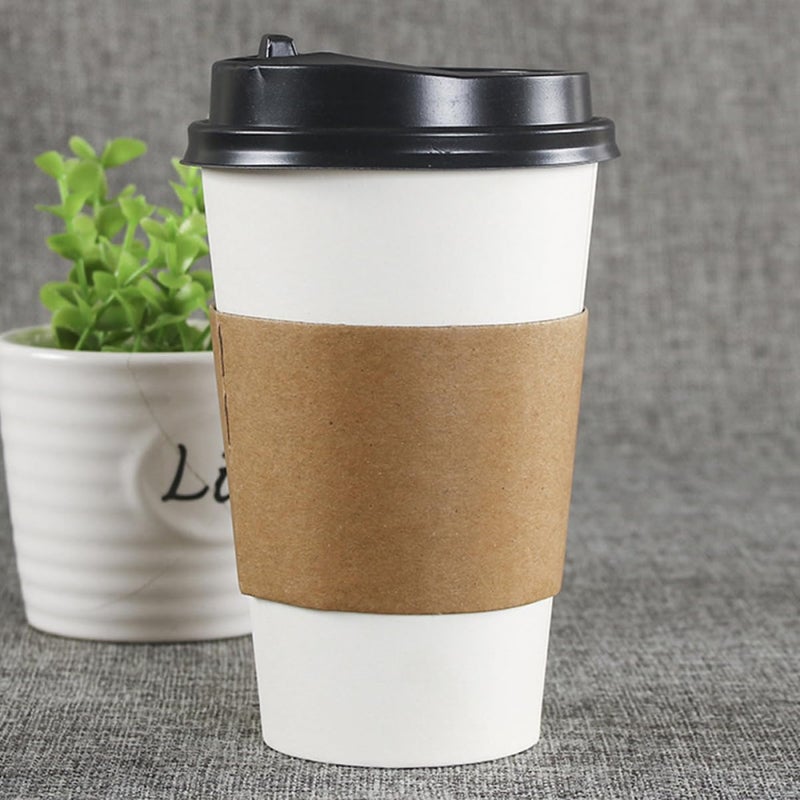 50pcs Black Insulated Cup Sleeves Protective Drink Covers For Bottles Mugs And Coffee - Image 3