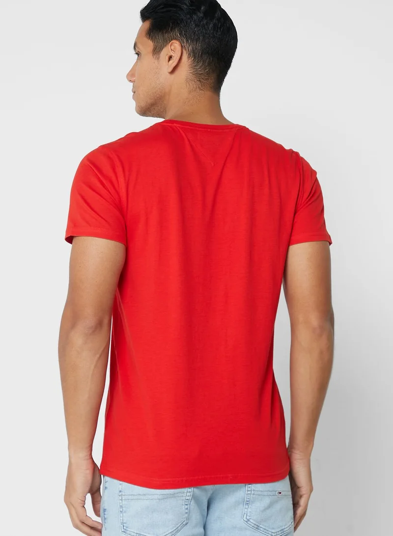 TOMMY JEANS 2 Pack Logo Crew Neck T-Shirts