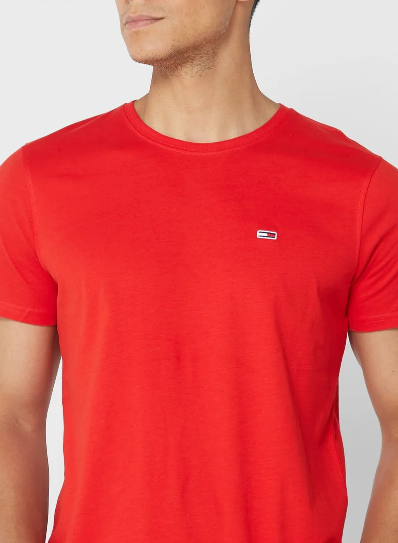 TOMMY JEANS 2 Pack Logo Crew Neck T-Shirts