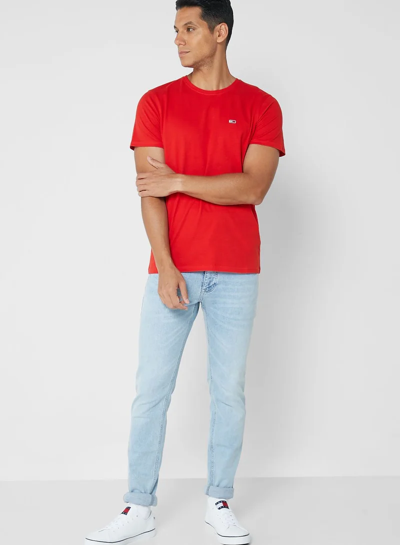 TOMMY JEANS 2 Pack Logo Crew Neck T-Shirts