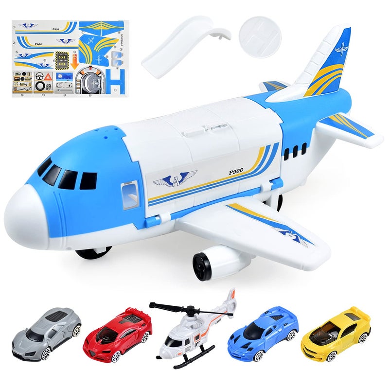 Tuko Transport Cargo Airplane Car Toy Play Set for 3+ Years Old Boys and Girls - Image 2