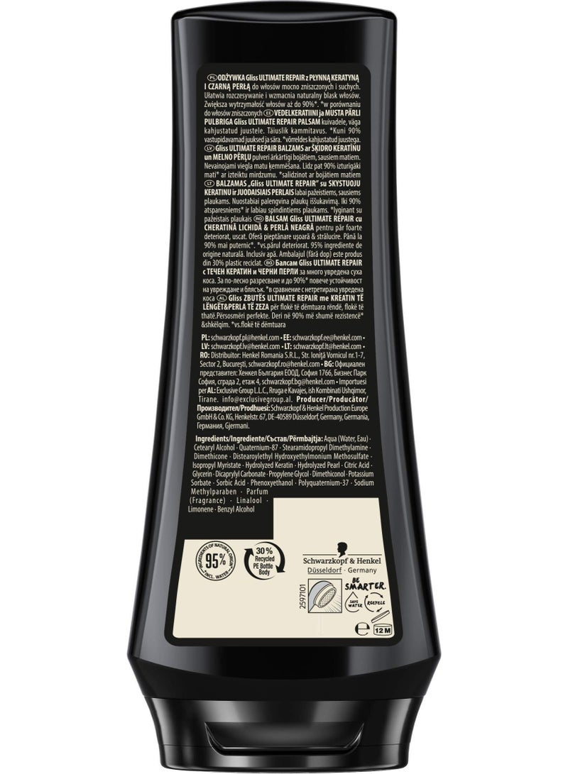 Schwarzkopf Gliss Ultimate Repair Conditioner 360 ML - Image 2