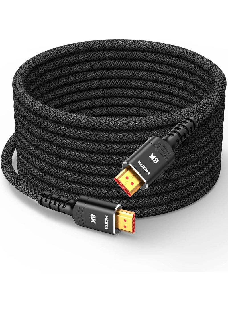 HDMI Cable 10m 8K – 48Gbps High-Speed, 8K@60Hz, 4K@120Hz, 7680P, eARC, HDCP 2.2 & 2.3, DTS:X, Dynamic HDR 10 – Compatible with PS5/PS4/PS3 - Image 1