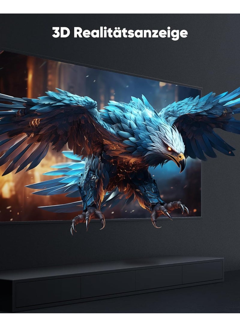 HDMI Cable 10m 8K – 48Gbps High-Speed, 8K@60Hz, 4K@120Hz, 7680P, eARC, HDCP 2.2 & 2.3, DTS:X, Dynamic HDR 10 – Compatible with PS5/PS4/PS3 - Image 3