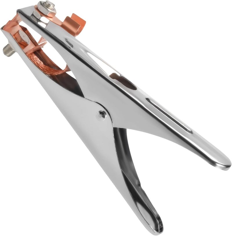 500A Welding Ground Clamp With Lug, Copper A-Shape Heavy Duty Clamp, 2.9 In Jaw Opening For Welding Machine - Image 1