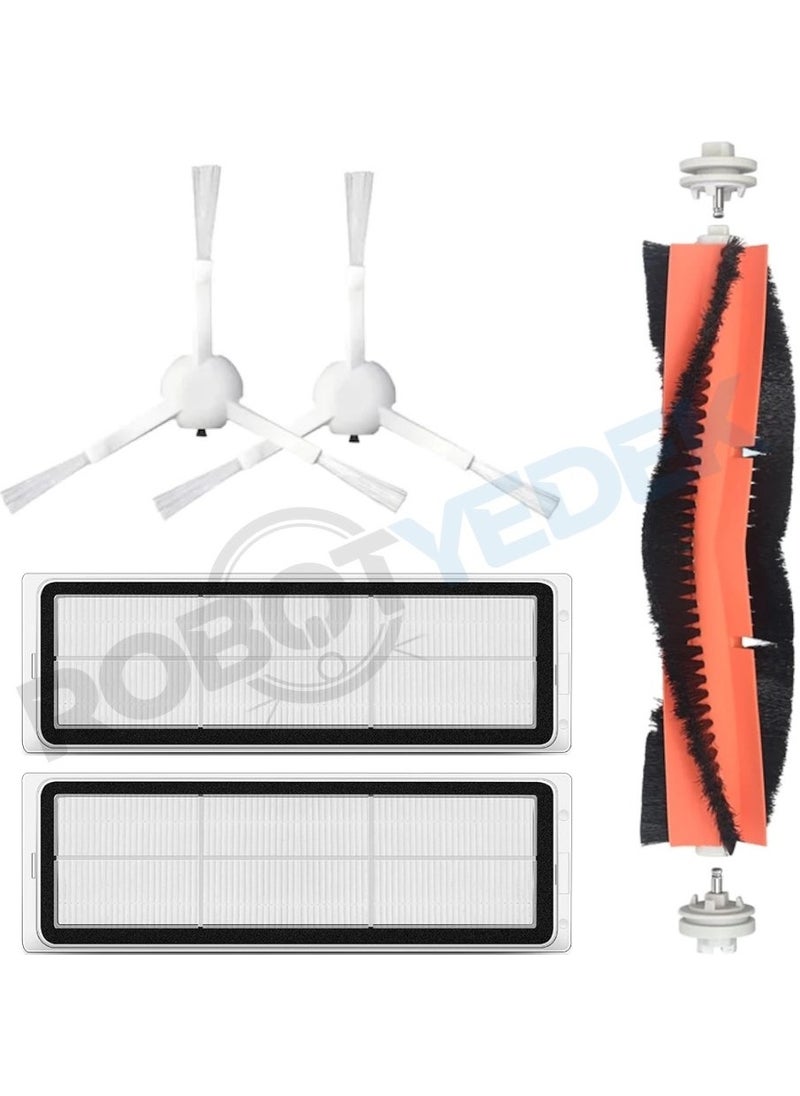 robotyedek - Xiaomi X10 Plus Compatible Spare Mop-less Brush Hepa Filter Set - 5 Pieces - Image 1