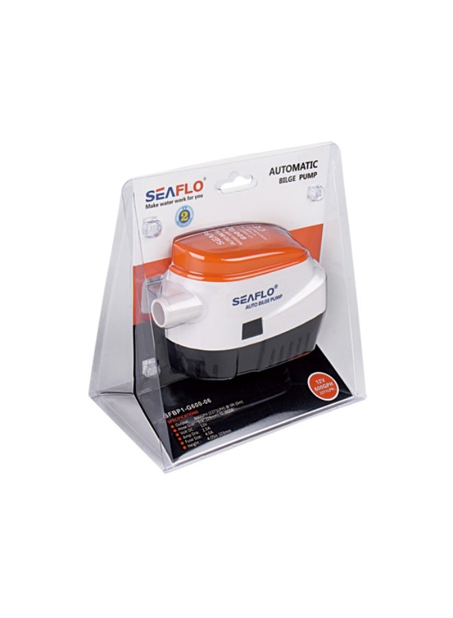 SEAFLO 06 Series Automatic Bilge Pump 750GPH 12V 24V Submersible Boat Pump - Image 1