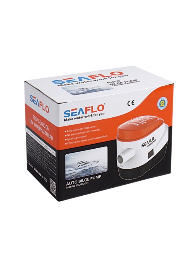 SEAFLO 06 Series Automatic Bilge Pump 750GPH 12V 24V Submersible Boat Pump - Image 2