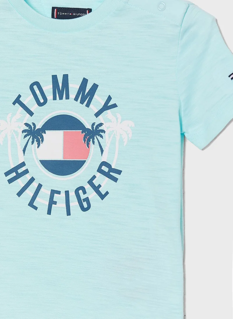 TOMMY HILFIGER Little Palm Print T-Shirt