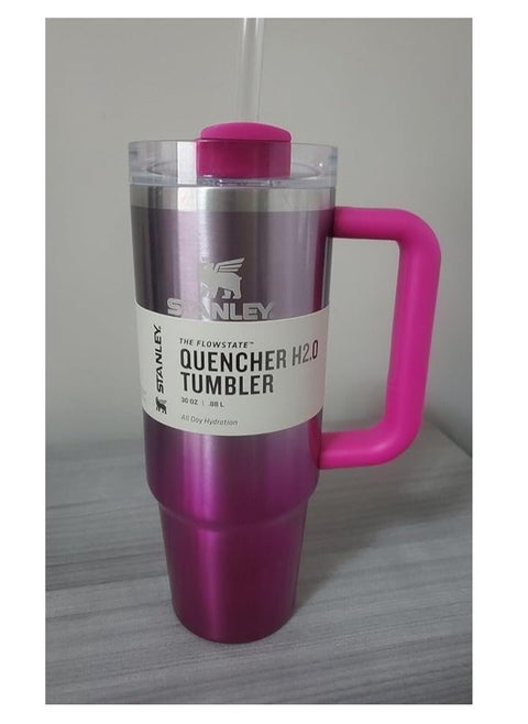 Stanley Cup Adventure Quencher H2.0 Flowstat 40 oz - Gradient Camellia Pink
