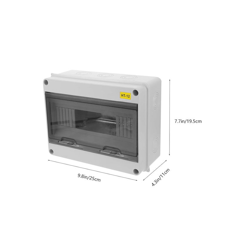 Large Capacity ABS Plastic Outdoor Electrical Junction Box Weatherproof Switch Plug Protection - Image 3