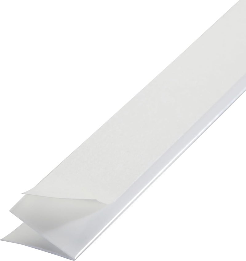 M-D Building Products V-Flex Weather-Strip with Adhesive Back, 17 Ft L X 7/8 in W, Polypropylene, White - Image 2