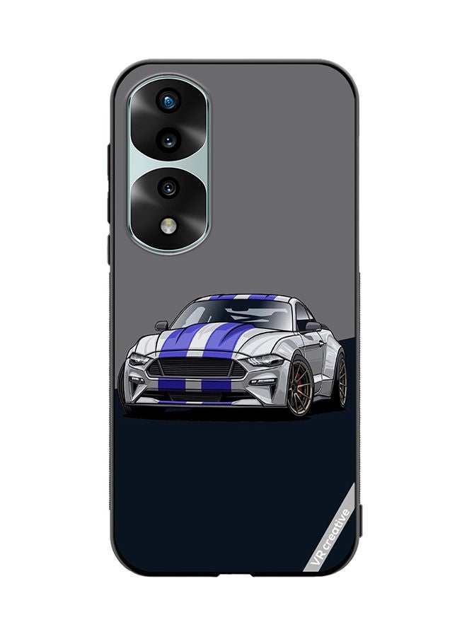 VR CREATIVE Protective Case Cover For Honor 70 Pro plus Corvette Design Multicolour - Image 1