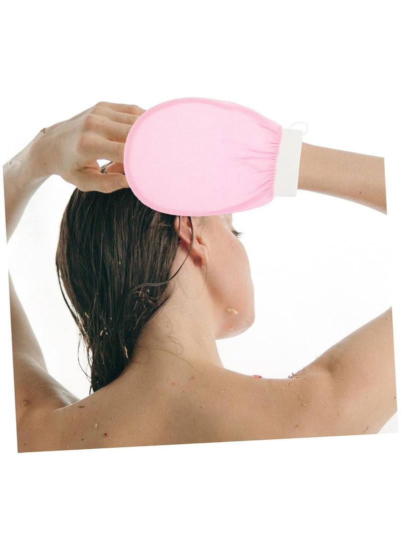 2pcs Rayon Exfoliating Shower Gloves, Washcloths Deep Exfoliating Glove, Shower Mitts, Not Hurt
