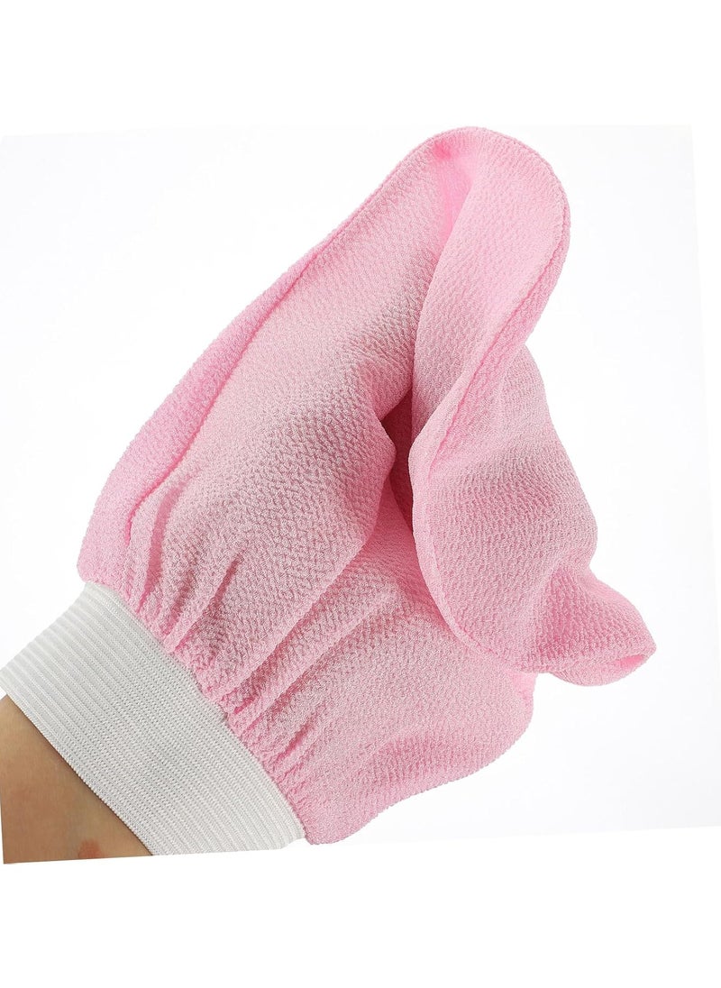 2pcs Rayon Exfoliating Shower Gloves, Washcloths Deep Exfoliating Glove, Shower Mitts, Not Hurt