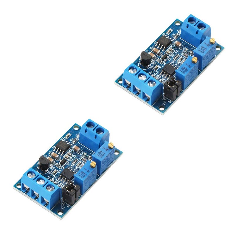 Ximimark Ximimark 2Pcs Current to Voltage Converter Module 0/4-20mA to 0-3.3V 0-5V 0-10V Voltage Transmitter Signal Conversion Conditioning Board  - Image 1