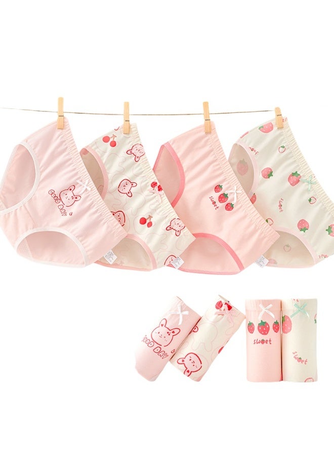 KUYING New Comfortable Skin friendly Breathable Underwear Set 0f 4