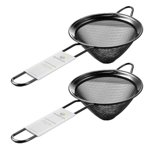 Homestia Homestia Professional Bartender Fine Mesh Strainer Rust Proof Stainless Steel Cocktail Strainer for Home Bar Bartendeing Sieve Sifters for Food Tea Herbs Coffee Fruits Vegetable 