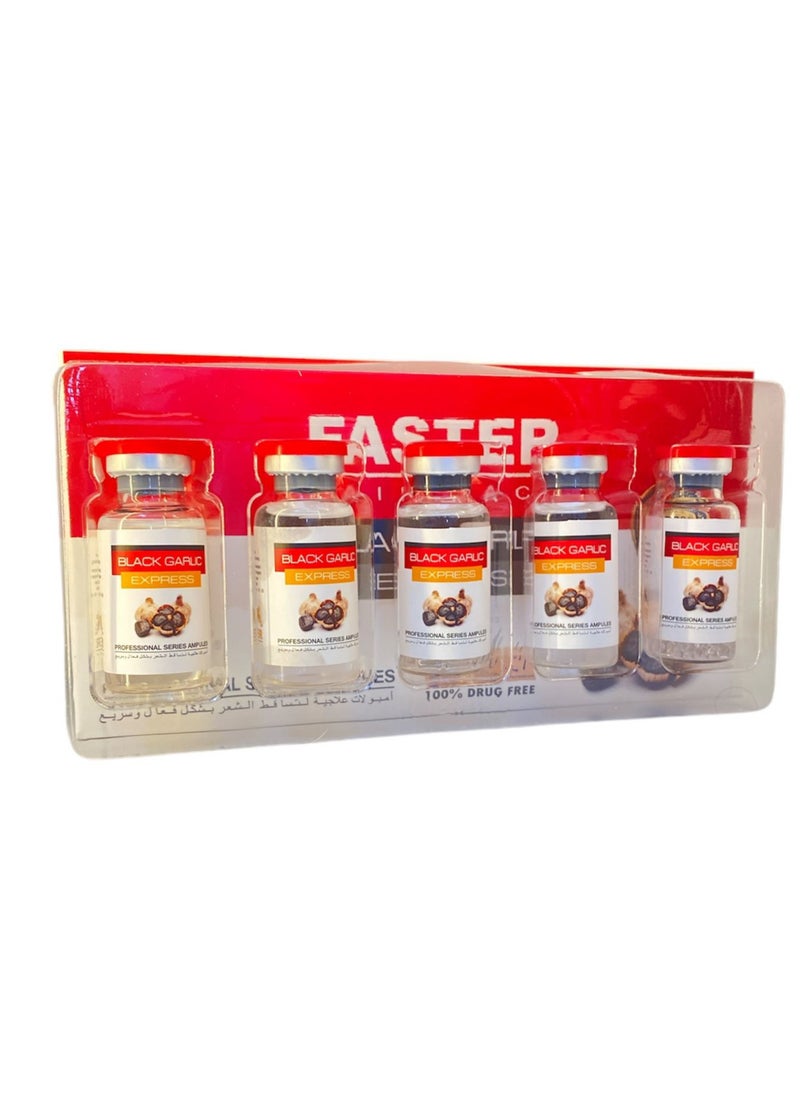 Faster - Faster Garlic Ampoules To Stop Hair Loss And Hair Growth, 5 Oilex Oil ampoules - Image 1