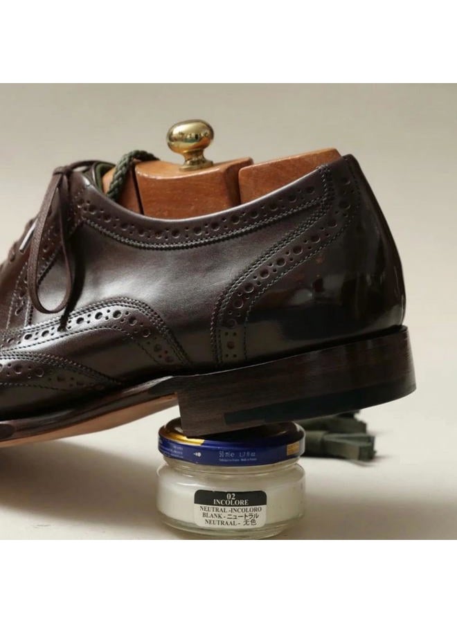 Saphir Shoe Cream Beaute du Cuir Creme Surfine 50ml glass jar (Mahogany) - Image 4