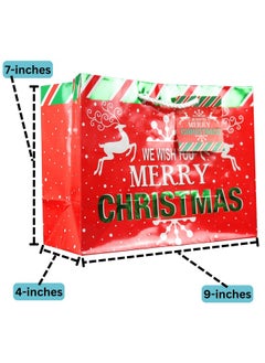 Medium Gift Bags With Tissue Paper For Christmas 24-Pack Fun Bright Designs Merry Christmas, Joy, Holidays - pzsku/Z9EF4A5F7356A259260B4Z/45/_/1735214479/7cdfa741-b15f-49a9-9b57-2a4c85d42a84