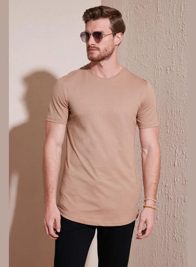 بوراتي Buratti 100% Cotton Regular Fit Crew Neck T-shirt Men's T-SHIRT 5902511