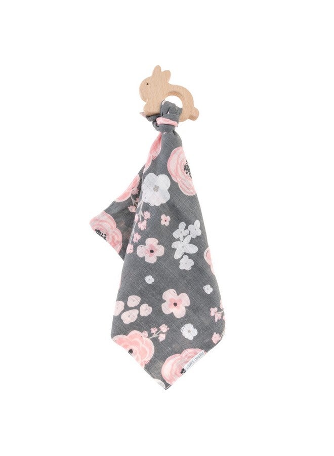 Stephen Joseph Muslin Lovie With Teether Bunny - Image 1