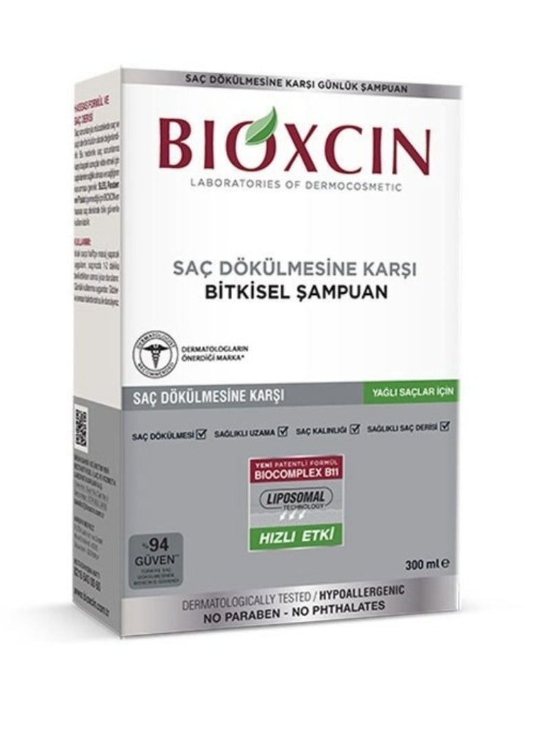 BIOXCIN Bioxsine anti-hair loss shampoo for oily hair 300 ml  - Image 1