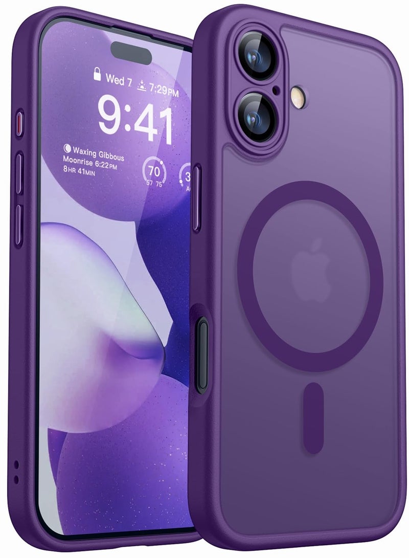 SOKAD MagSafe Matte Purple Case for iPhone 17, Full Camera Protection - Image 1