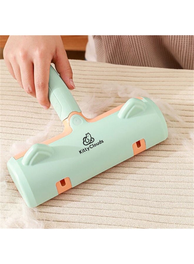 كيتي كلاودز أداة إزالة شعر الحيوانات الأليفة للقطط والكلاب مزيل وبر وفراء متعدد الأسطح للأريكة والسجاد والملابس والفراش سهلة الاستخدام محمولة لتنظيف الشعر المتساقط والوبر بسرعة وفعالية - Image 1