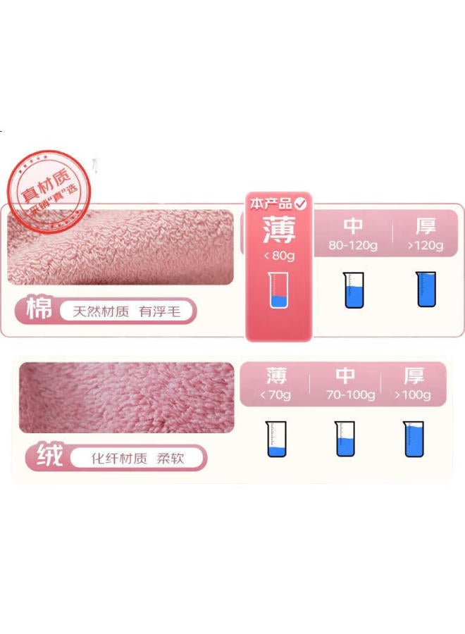 Hoyo Children'S Towels, Pure Cotton, For Washing Face And Bath, Small Towels, 3-Pack, Chichao/Yingrou/Miayong - Image 3