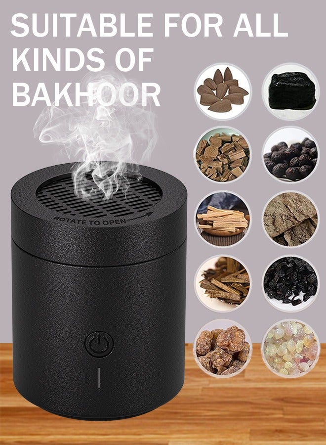 تلواح مبخرة بخور إلكترونية محمولة من تلاوة مع غطاء مغناطيسي سهلة الاستخدام للمنزل 11*11*9 سم - Image 4