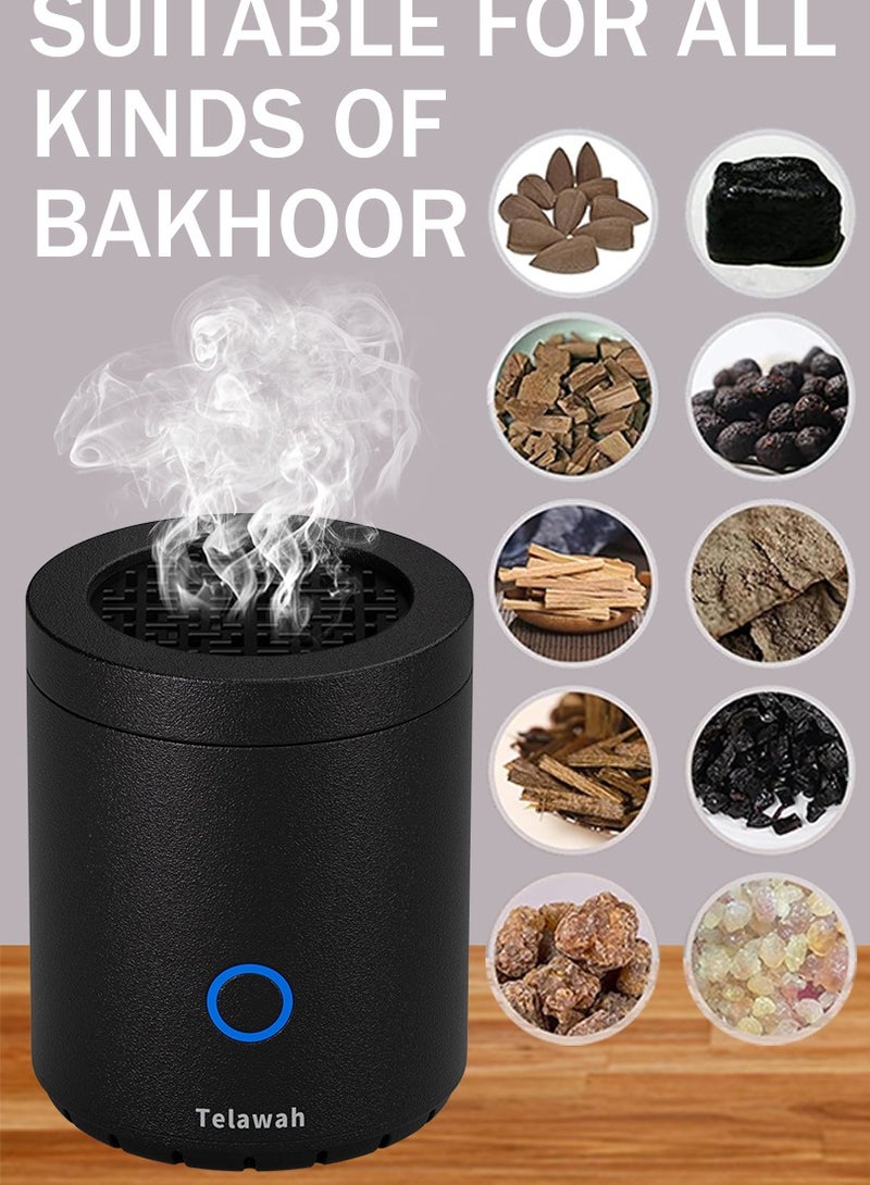 تلواح مبخرة بخور إلكترونية محمولة من تلاوة مع غطاء مغناطيسي سهلة الاستخدام للمنزل - Image 4