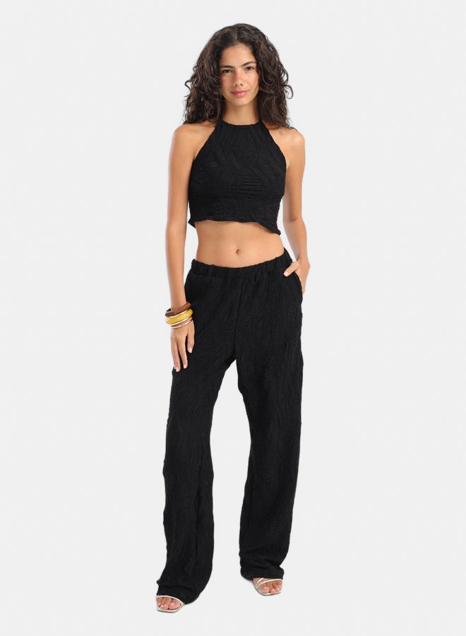 Carina Ribbed Halter Neck Beach Set  - Image 1